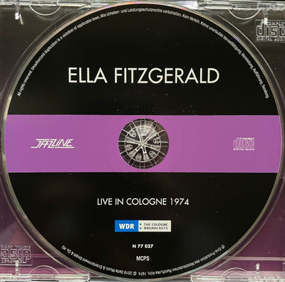 Ella Fitzgerald – Live In Cologne 1974 Music CD