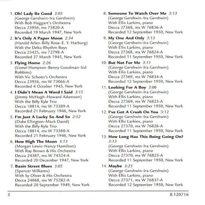 Ella Fitzgerald – Oh! Lady Be Good, Volume 3 Music CD