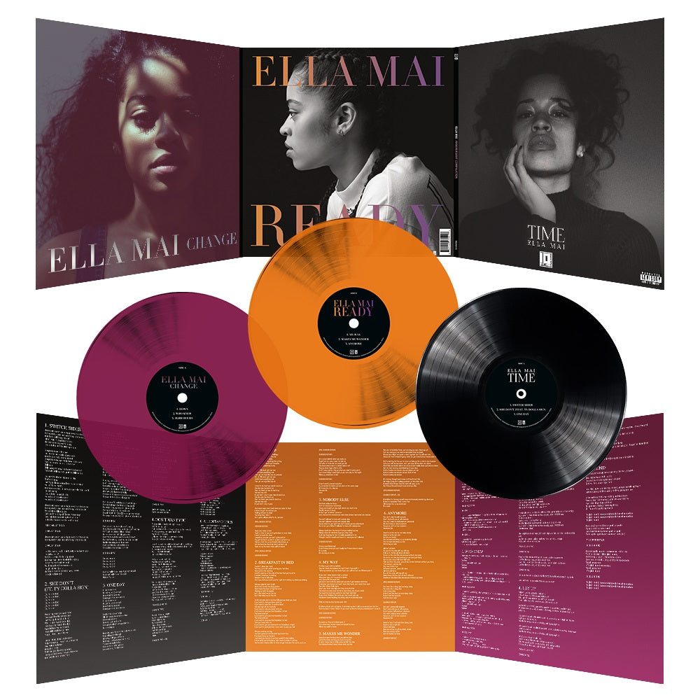 Ella Mai - Time Change Ready - Anniversay Vinyl [Black LP/Violet LP/Orange LP] Vinyl Record