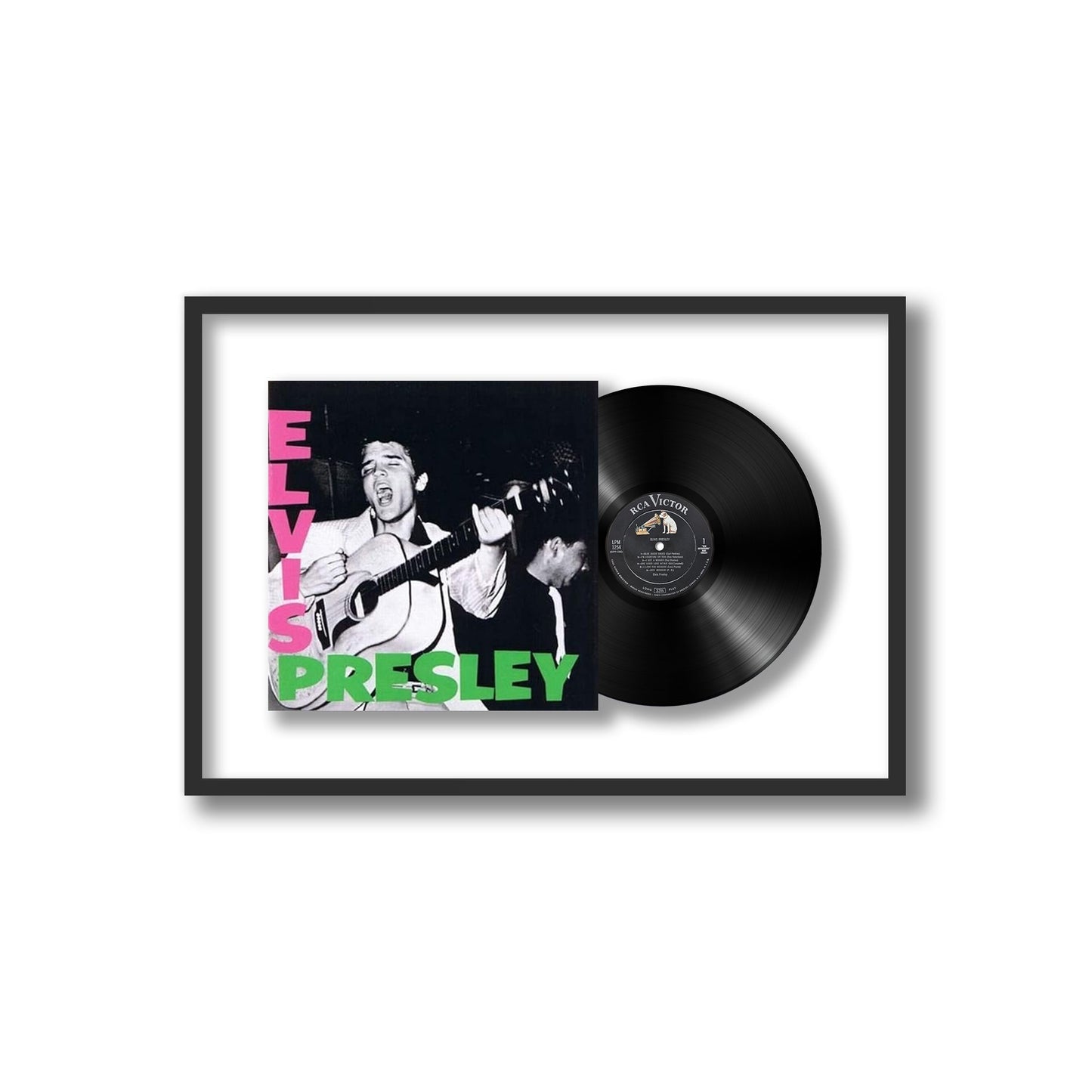 Elvis Presley Framed Vinyl Record