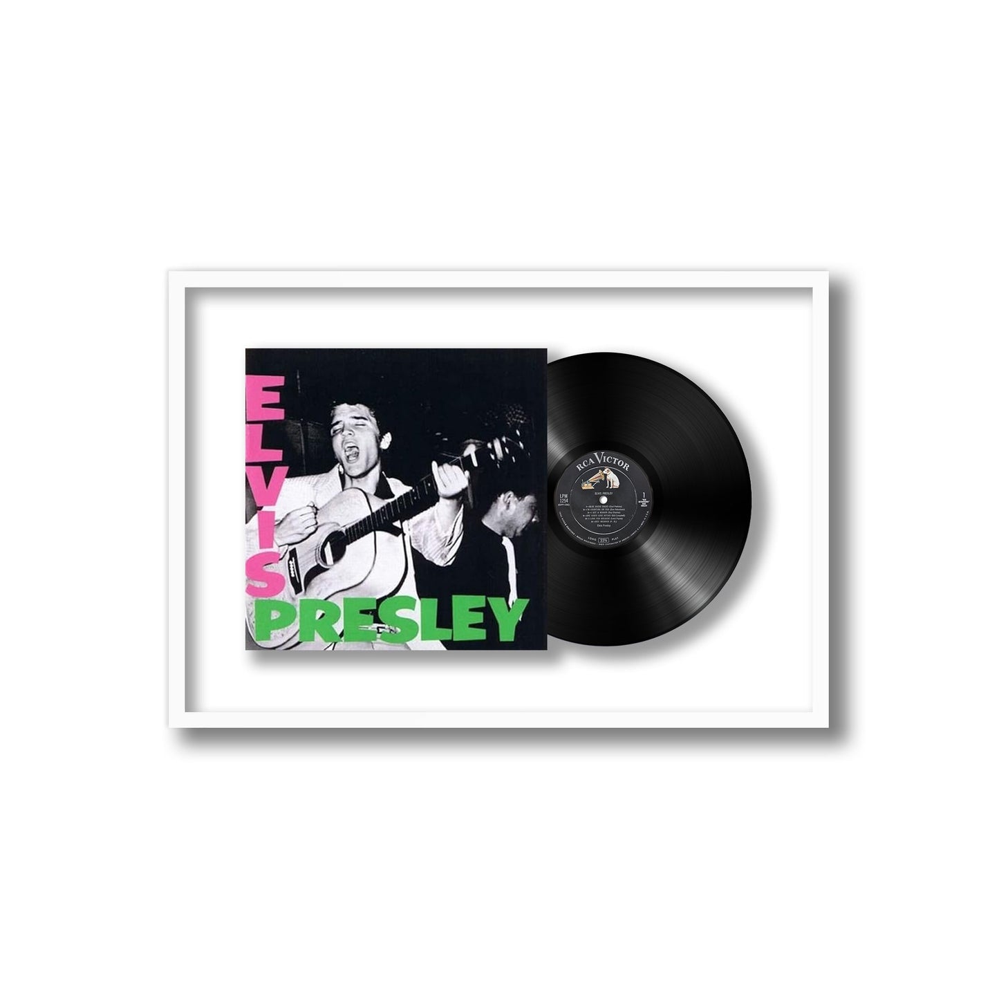 Elvis Presley Framed Vinyl Record