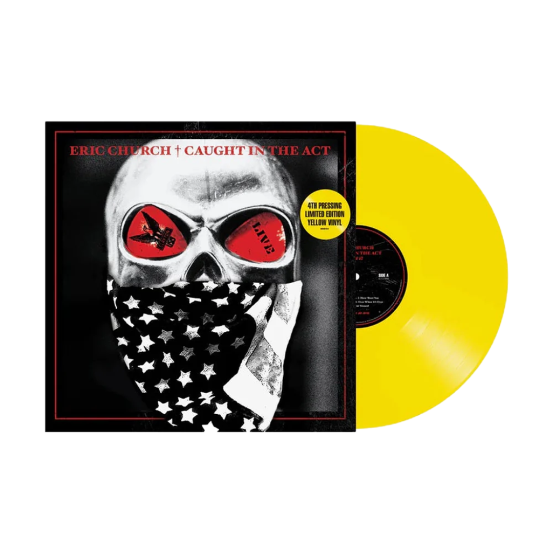 Eric Church - Caught In The Act: Live [2LP Yellow] Vinyl Record