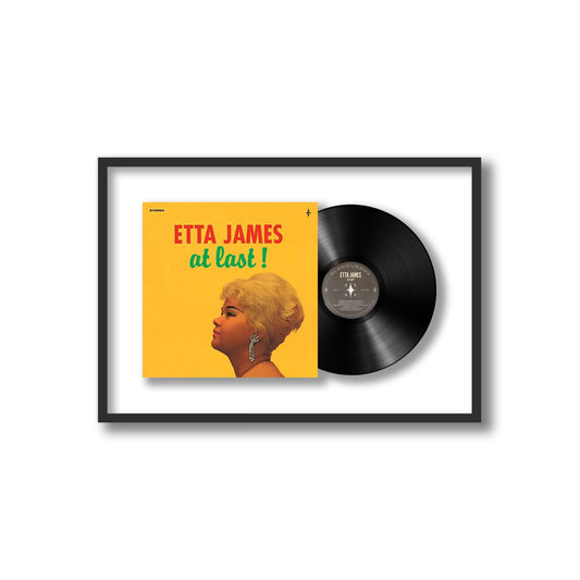 Etta James At Last Framed Vinyl Record