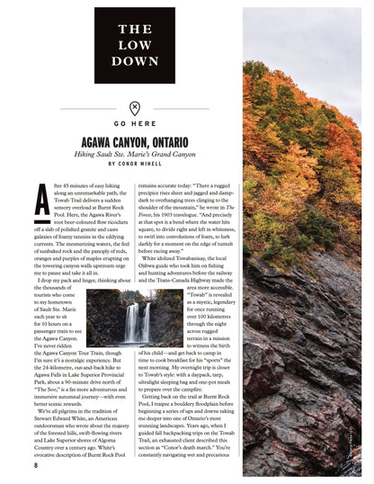 Explore - The Fall Unlikely Hiking Guide 2024: Adaptive Sports Associations, Become A Wilderness Tripper, Innovative Gear Trends, Waterfall Hunting In Ontario, Canada's Search-And-Rescue Teams & More!