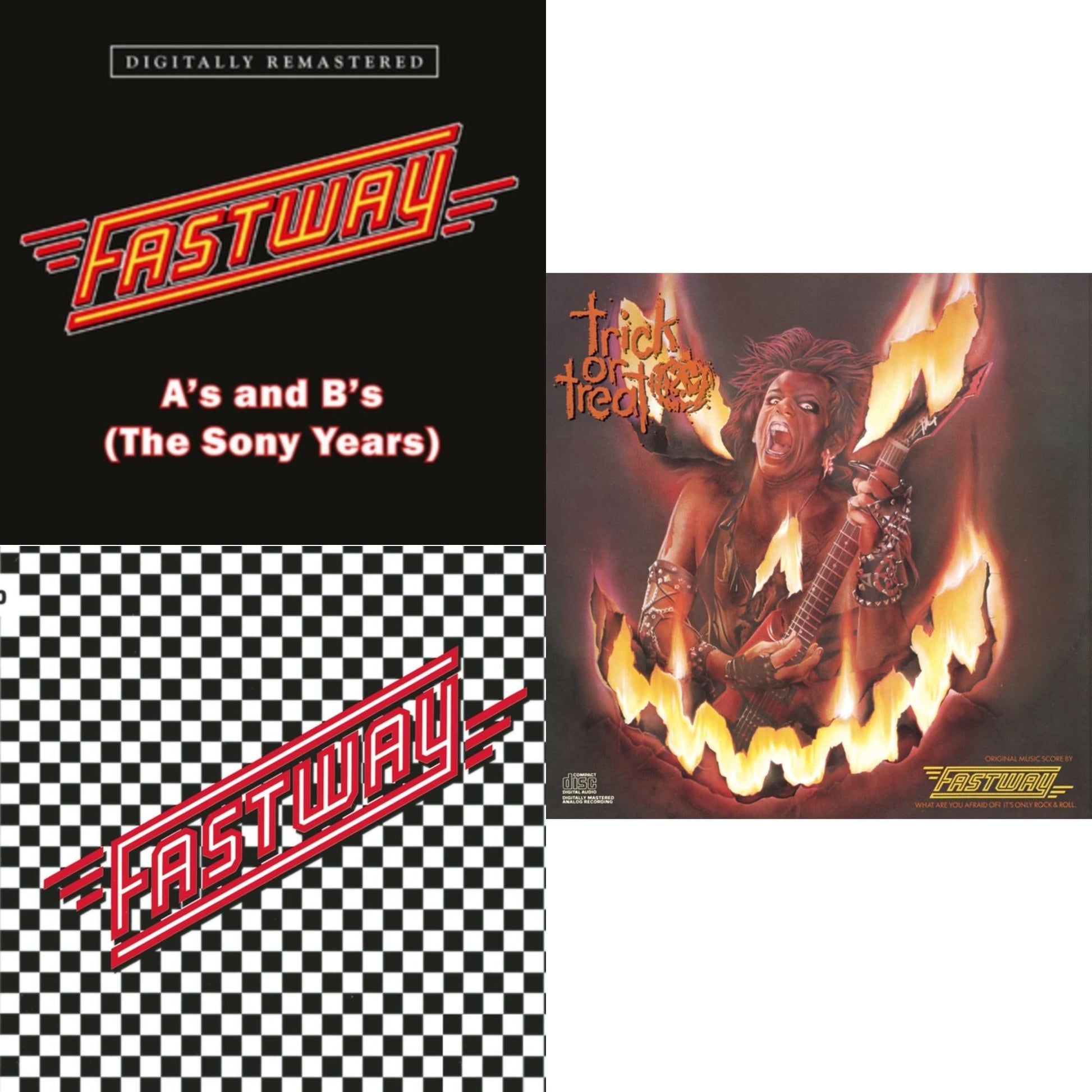 Fastway - A's & B's (The Sony Years) & Fastway & Trick Or Treat - CD Bundle