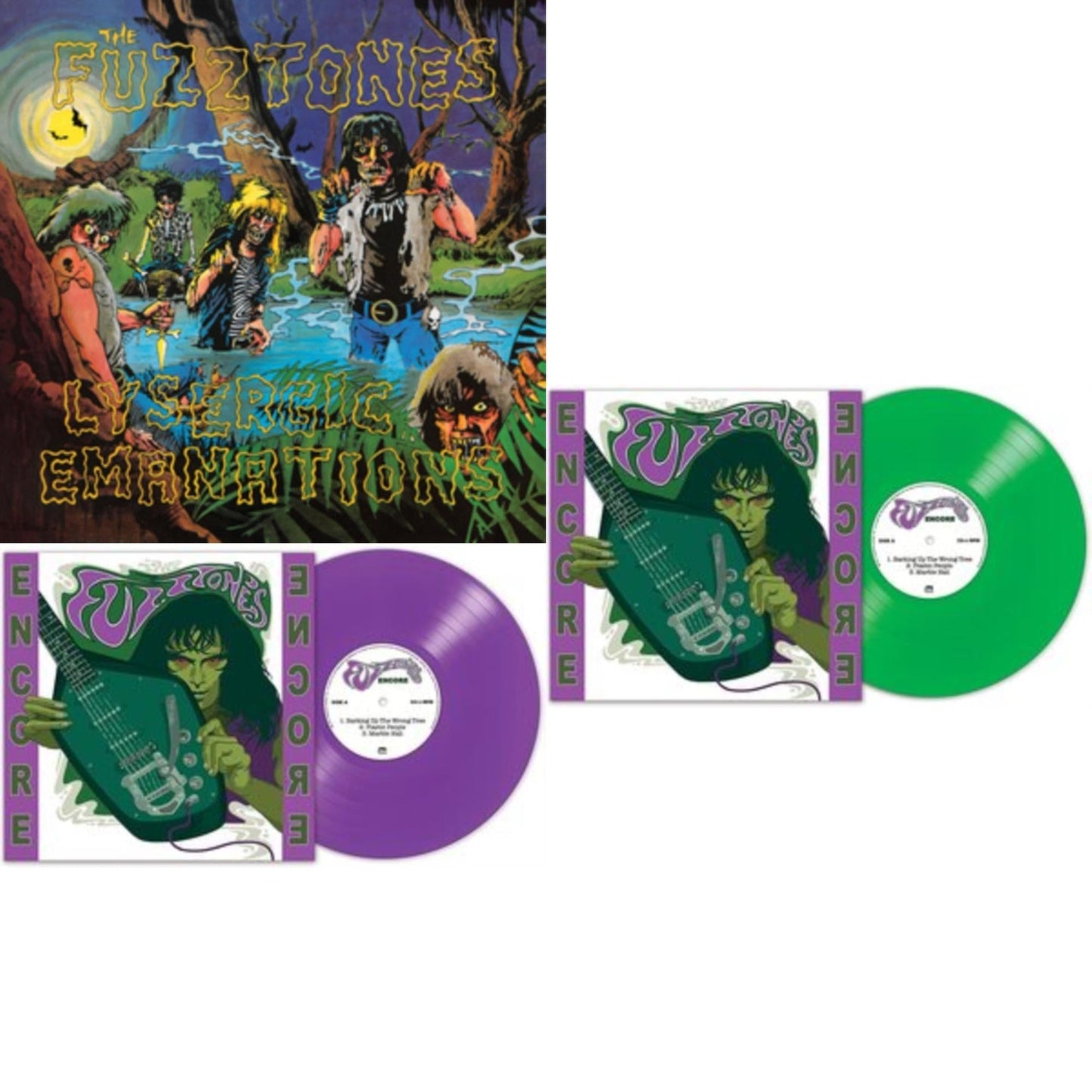 Fuzztones - Fuzztones - Lysergic Emanations (1985) (Remastered & Expanded) & Encore (Purple LP Vinyl) & Encore (Green LP Vinyl)