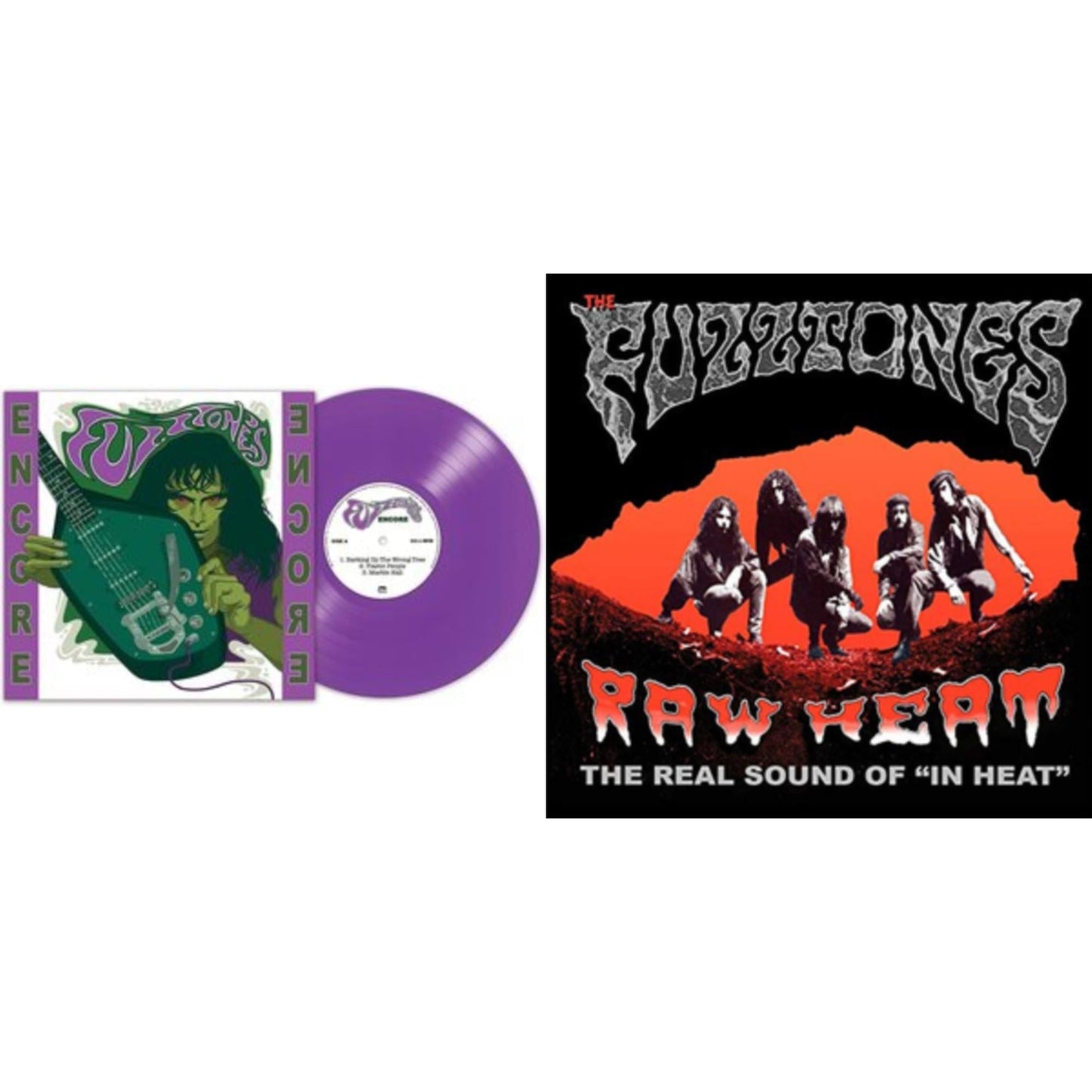 Fuzztones - Raw Heat: The Real Sound Of In Heat & Encore (Purple LP Vinyl)