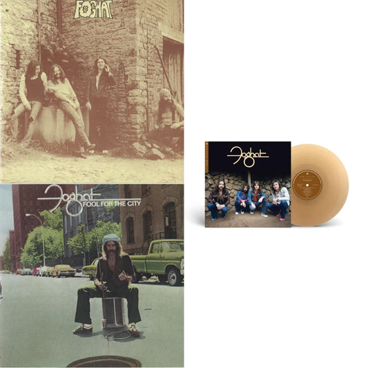 Foghat - Now Playing (Translucent Tan LP Vinyl) (Syeor) & Fool For The City (Metallic Gold LP Vinyl/Anniversary Edition) & Foghat (Translucent Blue LP Vinyl/50Th Anniversary/Limited Edition)