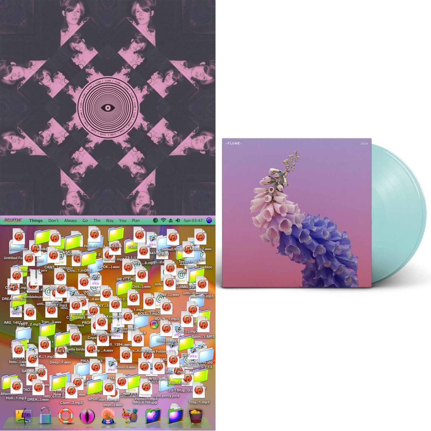 Flume - Things Don't Always Go The Way You Plan & Flume & Skin (Limited Edition/Peppermint Green LP Vinyl)