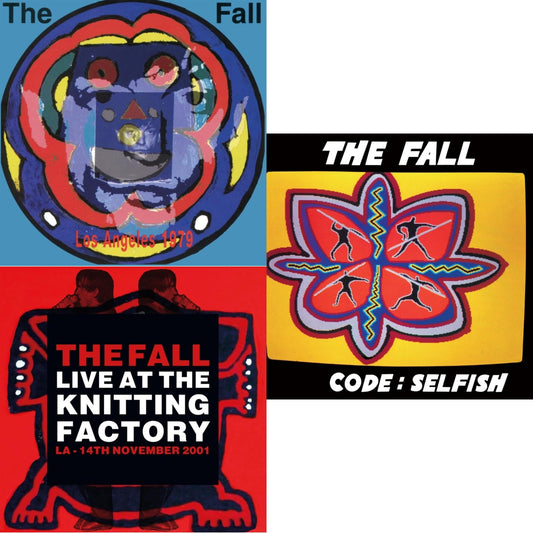 Fall - Live From The Vaults - Los Angeles 1979 & Live Art The Knitting Factory - La - 14 November 2001 & Code: Selfish - LP Vinyl Bundle