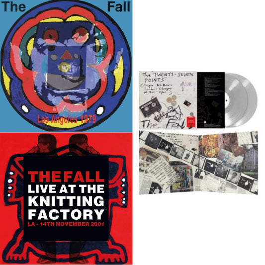 Fall - Live From The Vaults - Los Angeles 1979 & Live Art The Knitting Factory - La - 14 November 2001 & Twenty-Seven Points: Live 92-95 (Live) (140G/Clear LP Vinyl)