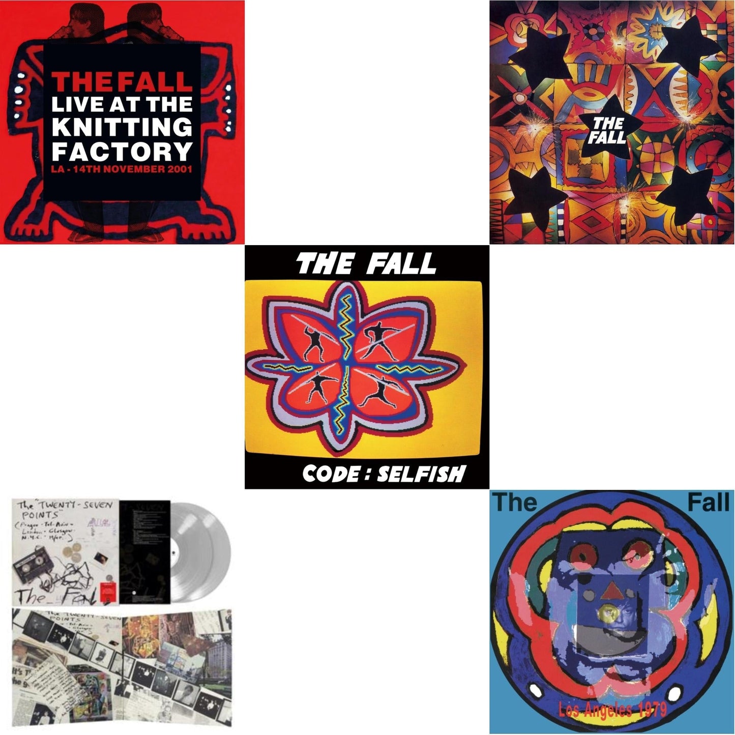 Fall - Live Art The Knitting Factory - La - 14 November 2001 & Twenty-Seven Points: Live 92-95 (Live) (140G/Clear LP Vinyl) & Code: Selfish & Shift-Work & Live From The Vaults - Los Angeles 1979