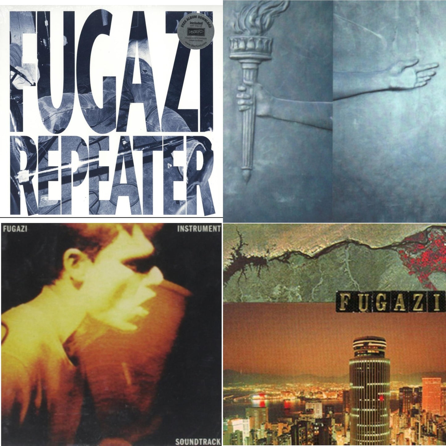Fugazi - Repeater (Blue LP Vinyl) & End Hits & Instrument Soundtrack & Argument