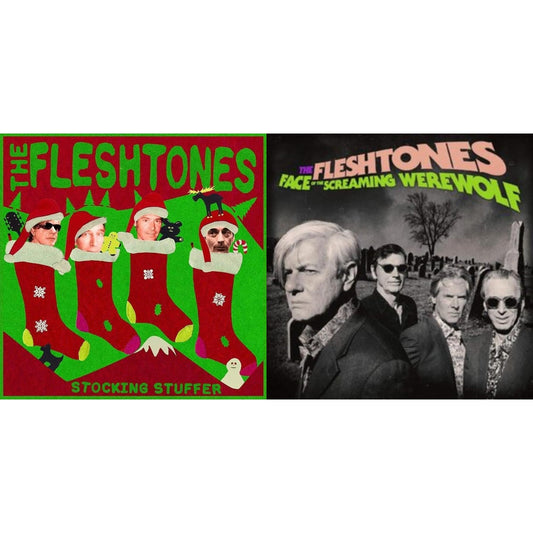 Fleshtones - Stocking Stuffer (15Th Anniversary) (Green LP Vinyl) & Face Of The Screaming Werewolf (Dl Card)