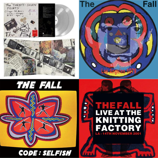 Fall - Twenty-Seven Points: Live 92-95 (Live) (140G/Clear LP Vinyl) & Live From The Vaults - Los Angeles 1979 & Live Art The Knitting Factory - La - 14 November 2001 & Code: Selfish