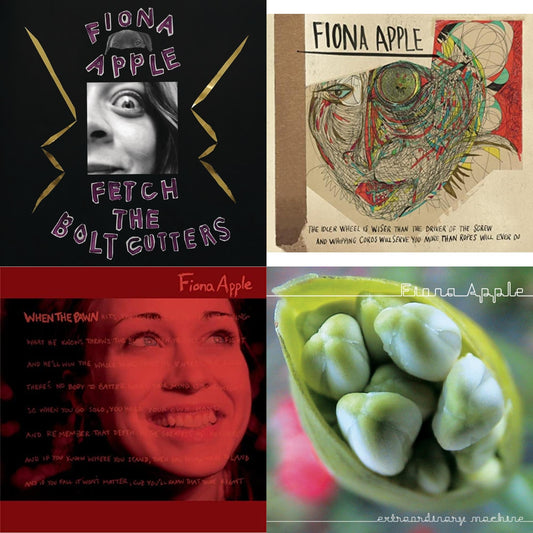 Fiona Apple - Fetch The Bolt Cutters & Idler Wheel Is Wiser Than The Driver & Extraordinary Machine & When The Pawn - CD Bundle