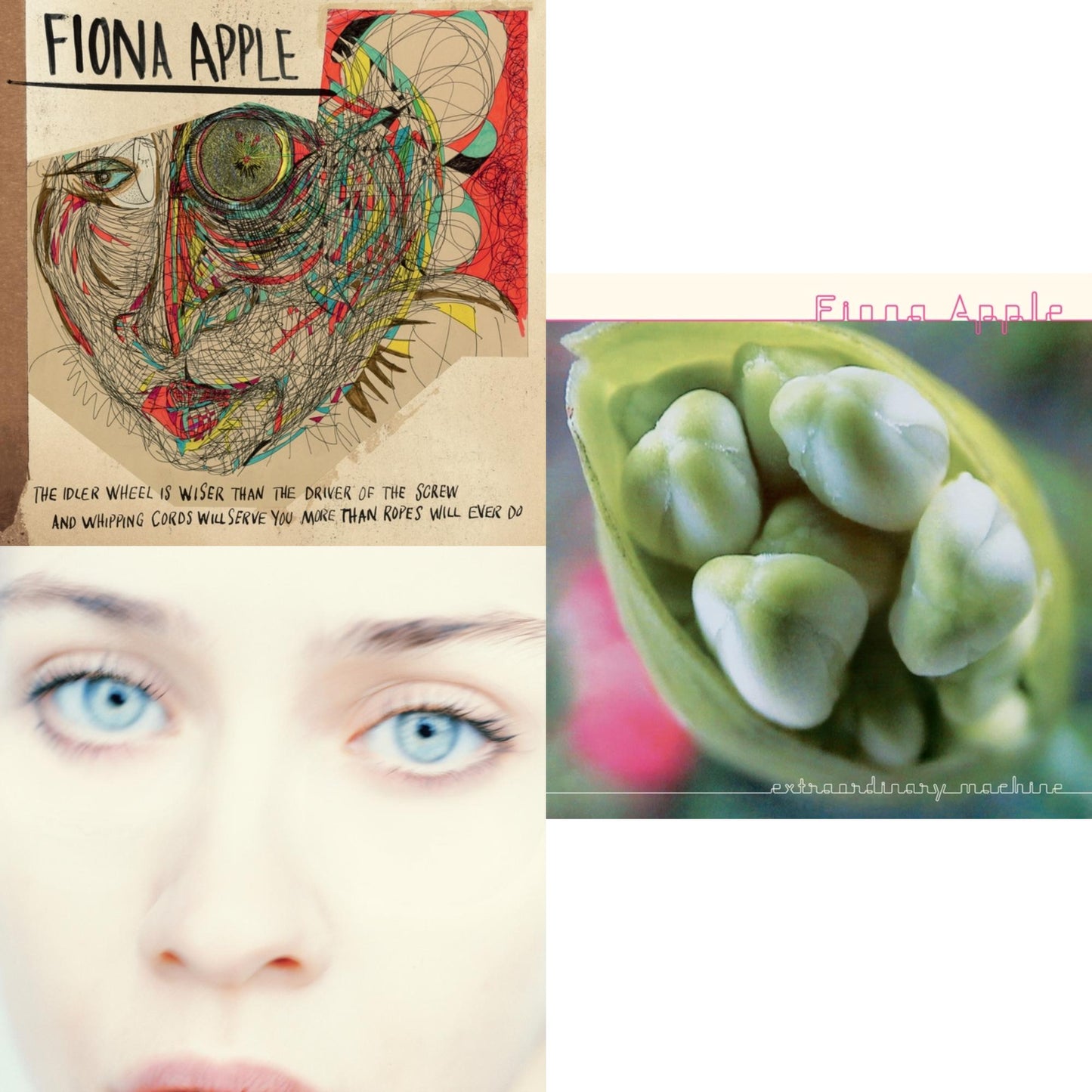 Fiona Apple - Tidal (2LP/180G/45 RPM) & Idler Wheel Is Wiser Than The Driver Of The Screw & Whipping Cords Will Serve You More (180G) & Extraordinary Machines (2LP/180G)