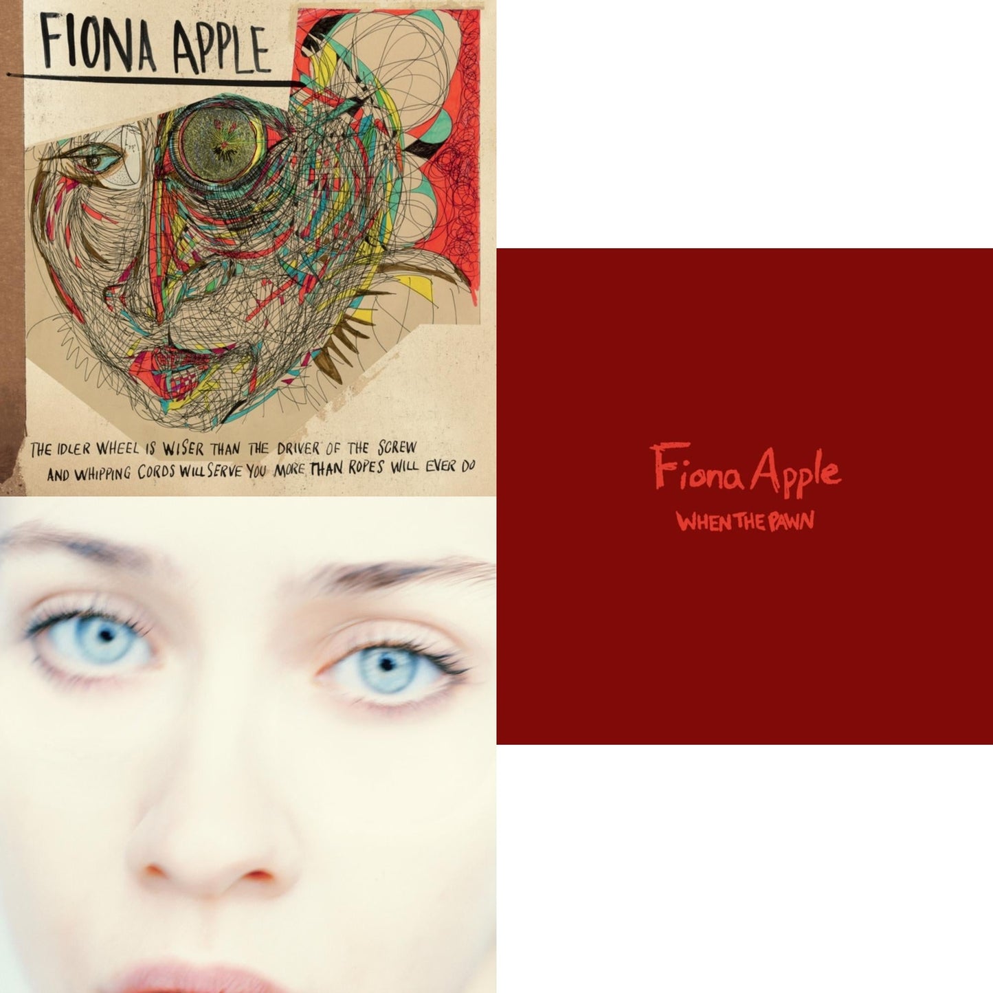 Fiona Apple - Idler Wheel Is Wiser Than The Driver Of The Screw & Whipping Cords Will Serve You More (180G) & Tidal (2LP/180G/45 RPM) & When The Pawn… (180G)