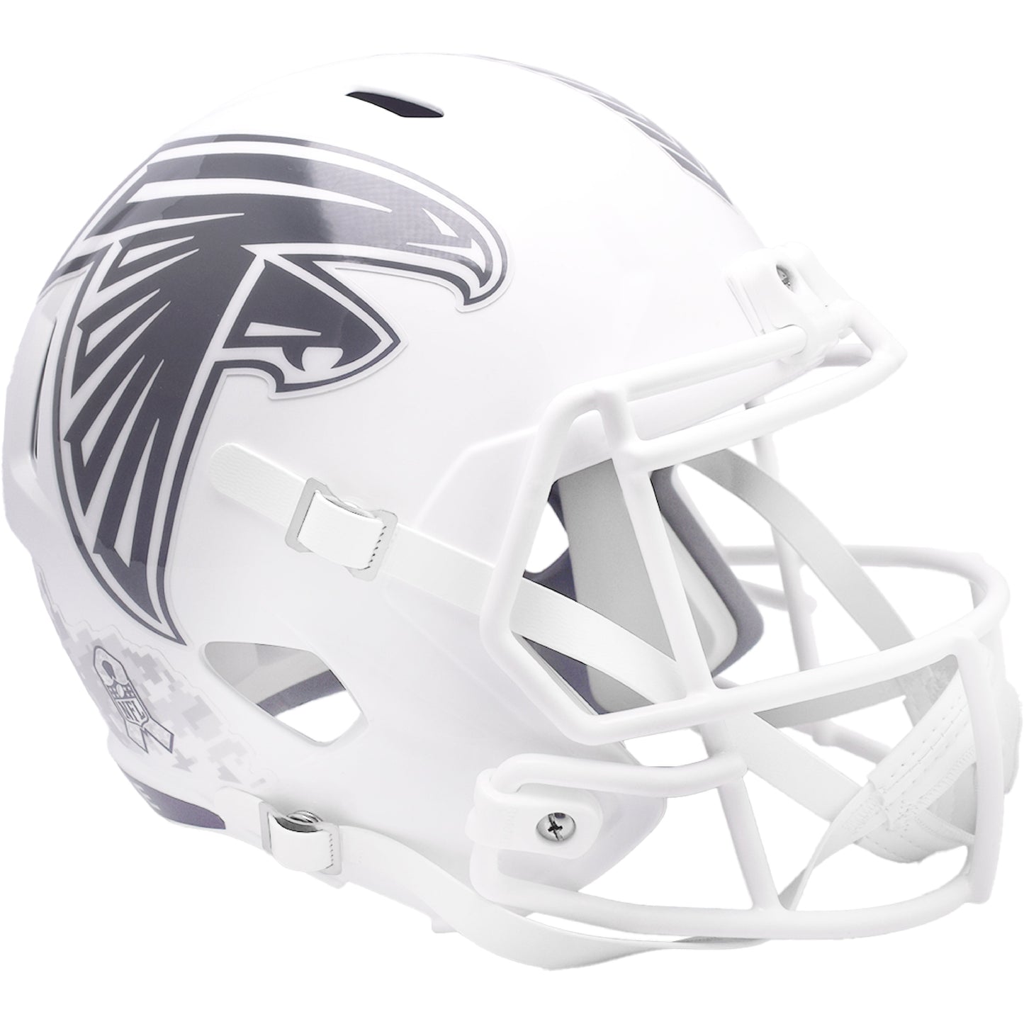 Atlanta Falcons 2024 Salute to Service Riddell Speed Replica Football Helmet