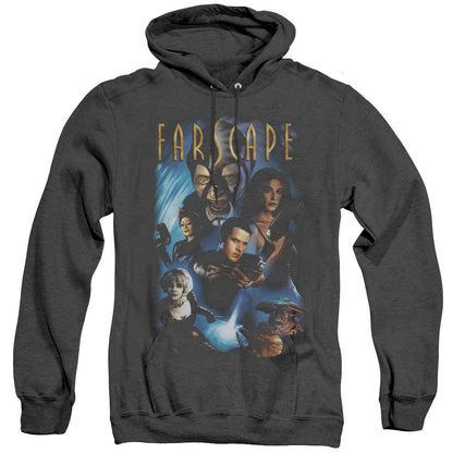 Farscape Comic Cover Heather Mens Hoodie Black