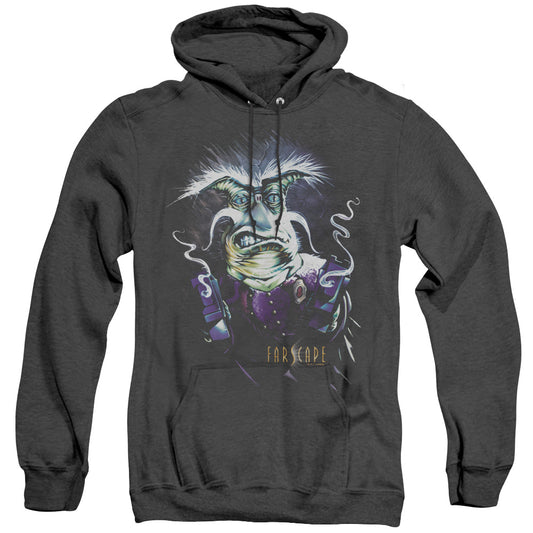 Farscape Rygel Smoking Guns Heather Mens Hoodie Black Officially Licensed