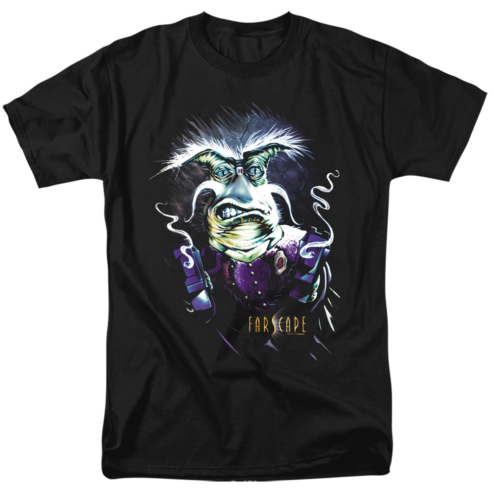 Farscape Rygel Smoking Guns Mens T Shirt Black