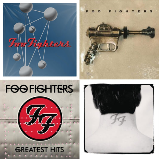 Foo Fighters - Greatest Hits (2LP/Dl Card/Gatefold) & Foo Fighters (Dl Card) & Colour & The Shape (2LP/Dl Card) & There Is Nothing Left To Lose (2LP/Dl Card)
