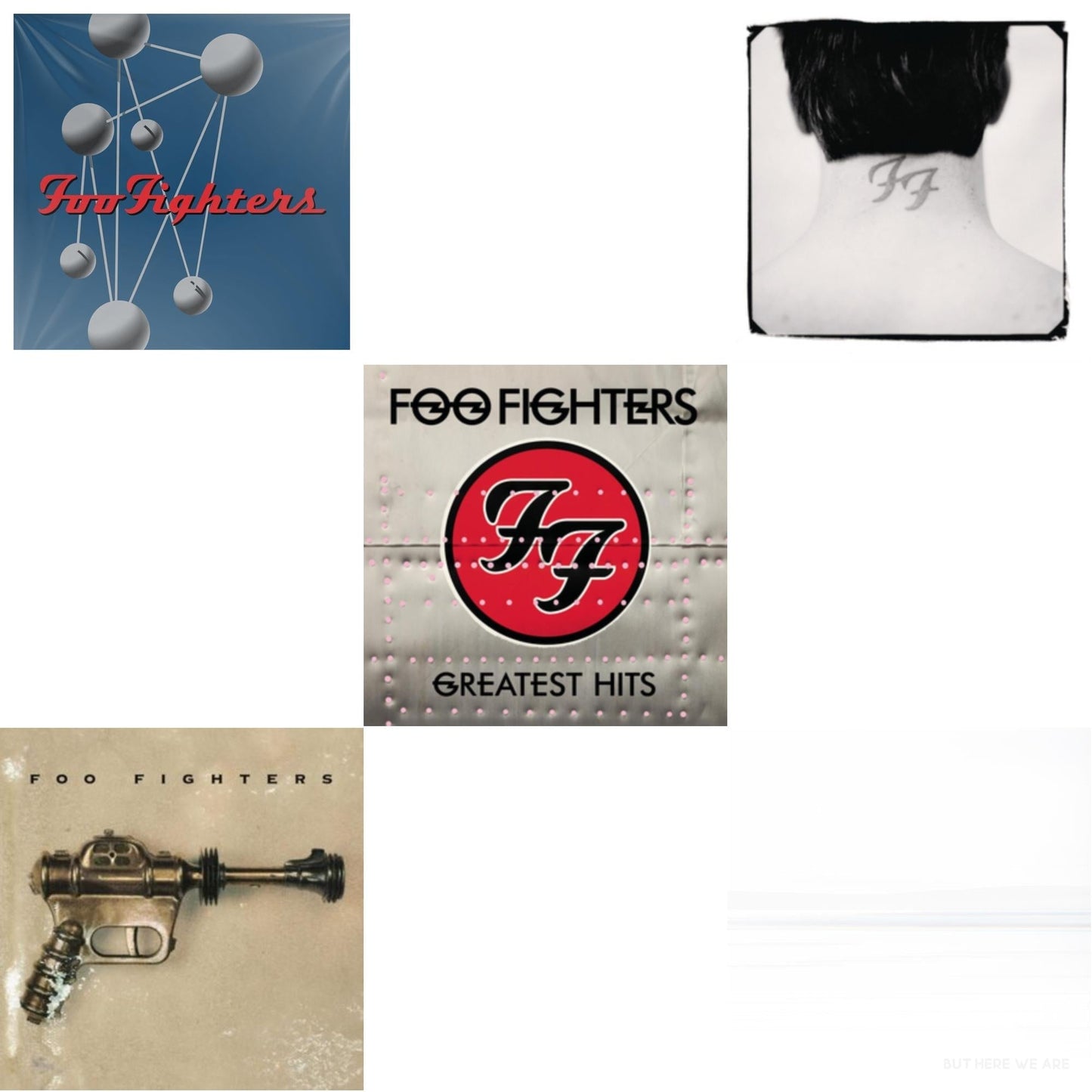 Foo Fighters - Colour & The Shape (2LP/Dl Card) & Foo Fighters (Dl Card) & Greatest Hits (2LP/Dl Card/Gatefold) & There Is Nothing Left To Lose (2LP/Dl Card) & But Here We Are
