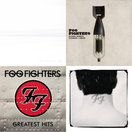 Foo Fighters - But Here We Are (White LP Vinyl) & Echoes Silence Patience & Grace & Greatest Hits (2LP/Dl Card/Gatefold) & There Is Nothing Left To Lose (2LP/Dl Card)