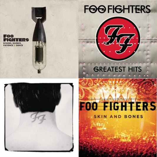 Foo Fighters - Echoes Silence Patience & Grace & Greatest Hits (2LP/Dl Card/Gatefold) & There Is Nothing Left To Lose (2LP/Dl Card) & Skin & Bones (2LP/Dl Card)