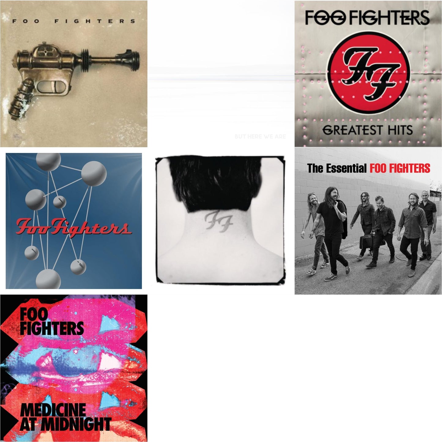 Foo Fighters - Medicine At Midnight (140G) & Essential Foo Fighters & But Here We Are & Greatest Hits (2LP/Dl Card/Gatefold) & Foo Fighters (Dl Card) & Colour & The Shape (2LP/Dl Card) & There Is Nothing Left To Lose (2LP/Dl Card)