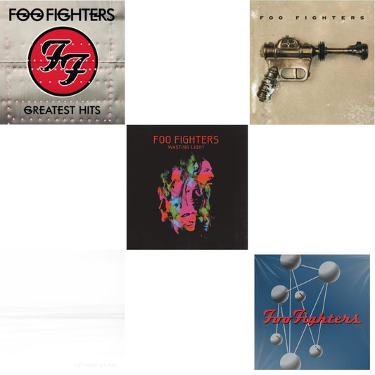 Foo Fighters - But Here We Are & Greatest Hits (2LP/Dl Card/Gatefold) & Wasting Light (2LP/Dl Card/Gatefold) & Foo Fighters (Dl Card) & Colour & The Shape (2LP/Dl Card)