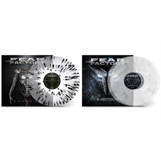 Fear Factory - Re-Industrialized (Silver LP Vinyl) & Genexus (Crystal Clear Black White Splatter Vinyl/2LP)