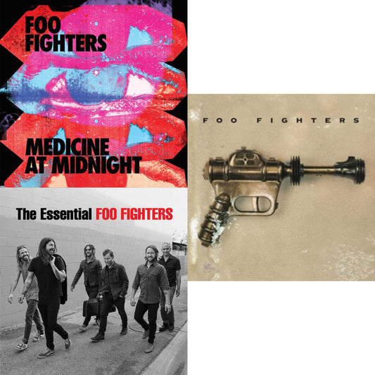 Foo Fighters - Medicine At Midnight (140G) & Essential Foo Fighters & Foo Fighters (Dl Card) - LP Vinyl Bundle