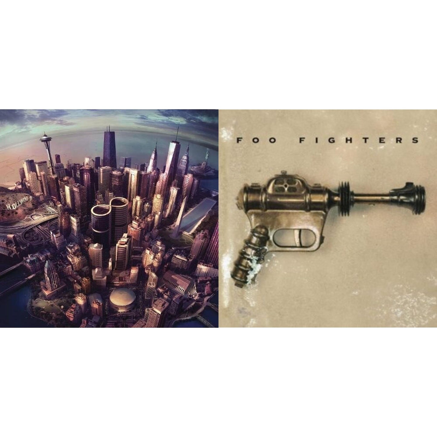 Foo Fighters - Foo Fighters (Dl Card) & Sonic Highways (180G/Dl Card/Gatefold) - LP Vinyl Bundle