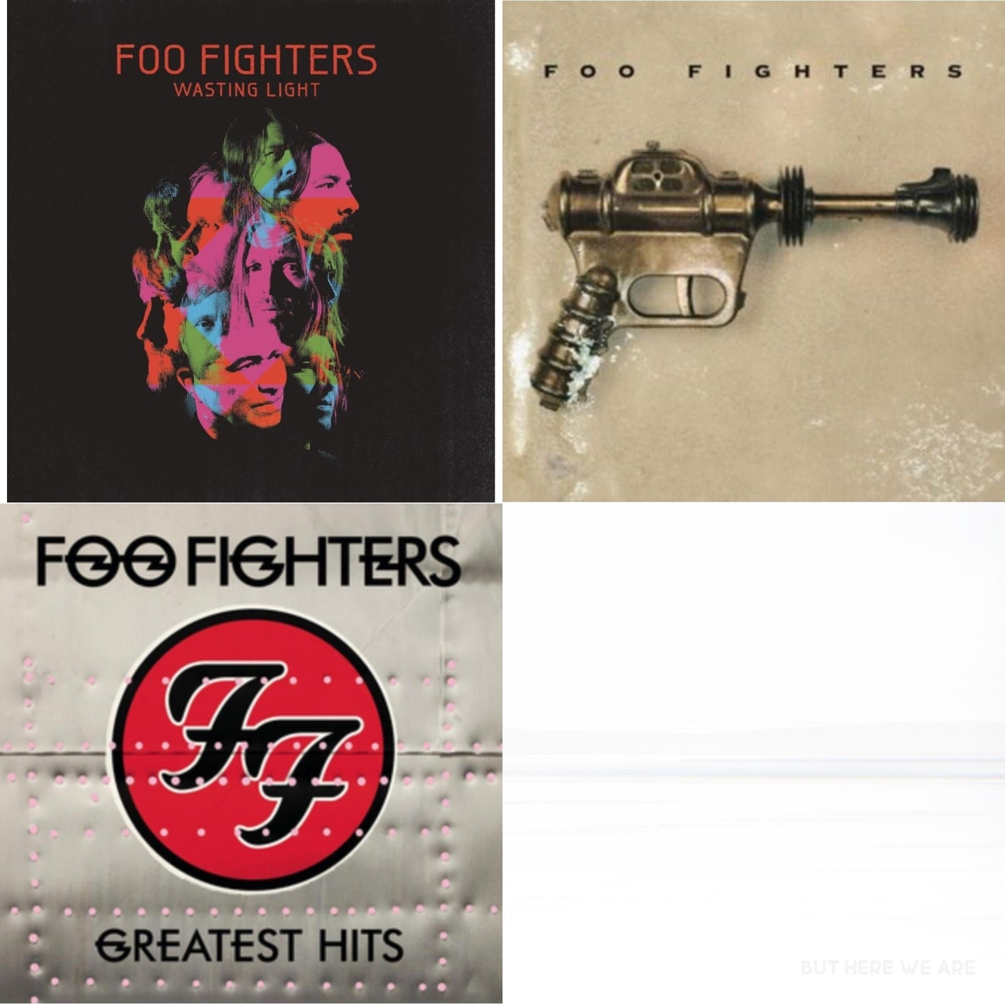 Foo Fighters - But Here We Are & Greatest Hits (2LP/Dl Card/Gatefold) & Wasting Light (2LP/Dl Card/Gatefold) & Foo Fighters (Dl Card)