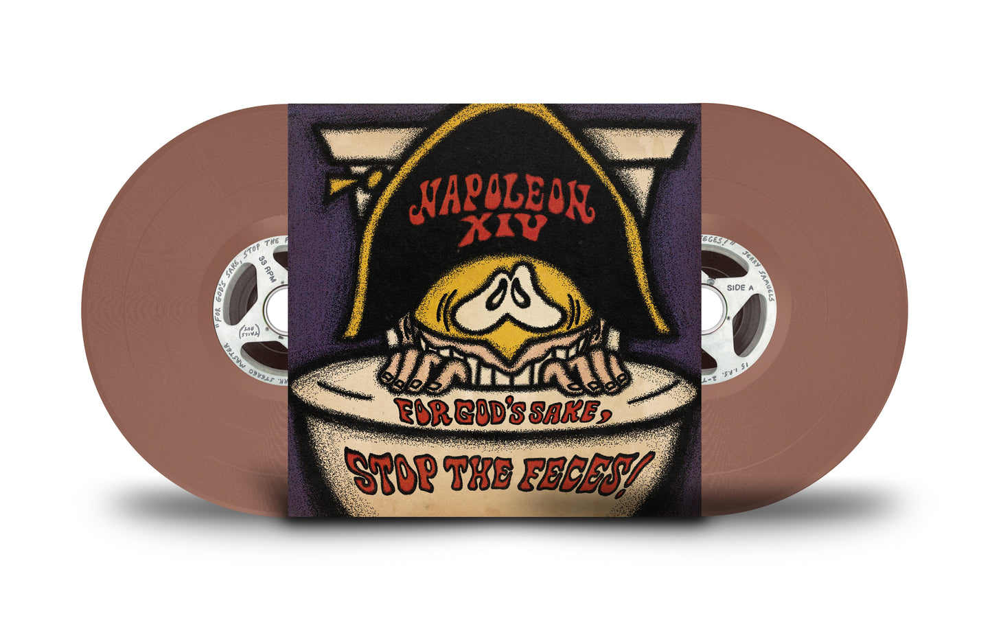 For God's Sake, Stop the Feces! - Ridiculous Brown LP - Needlejuice Records - Vinyl Record