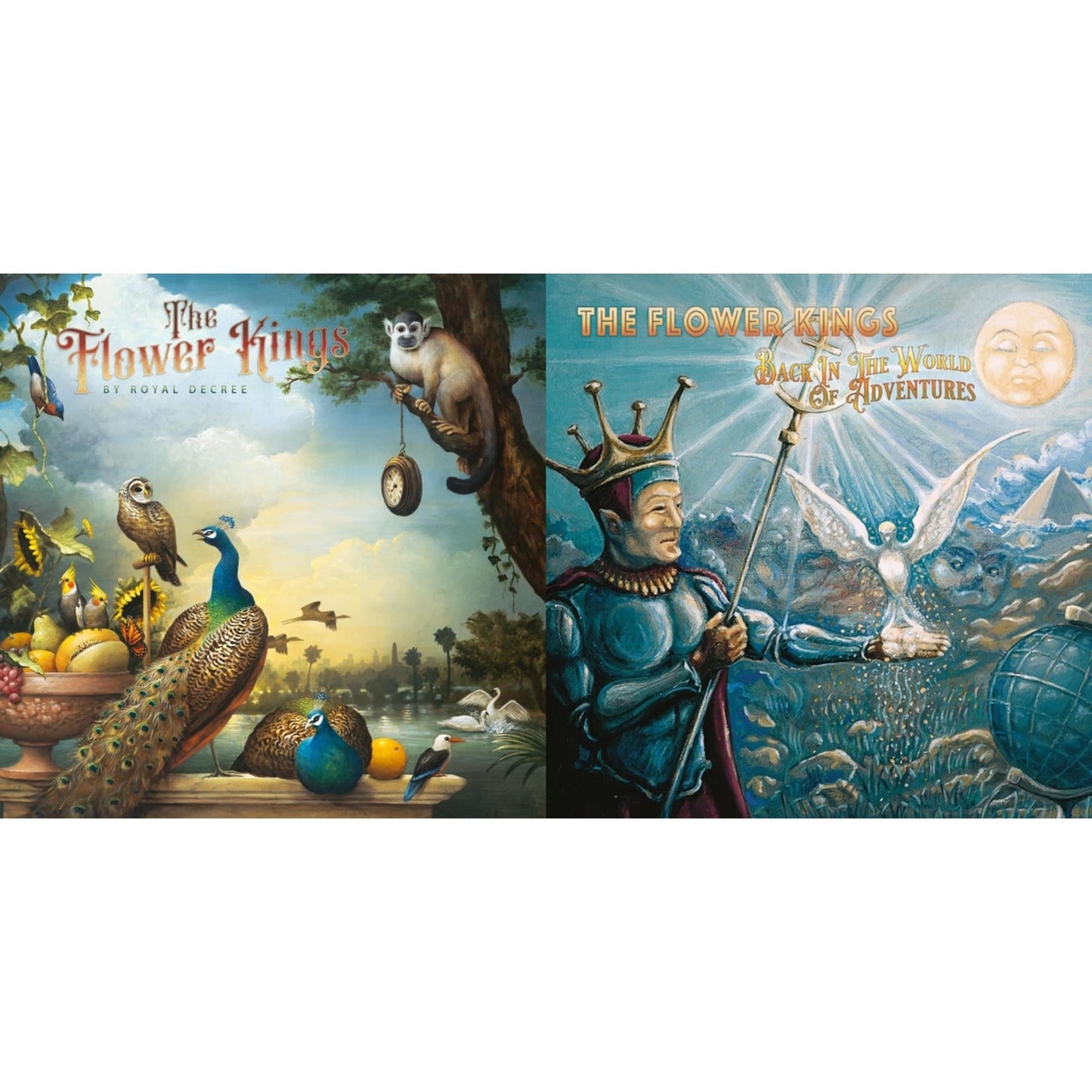 Flower Kings - By Royal Decree (3LP/2CD) & Back In World Of Adventures (Re-Issue 2022) (2LP/CD)