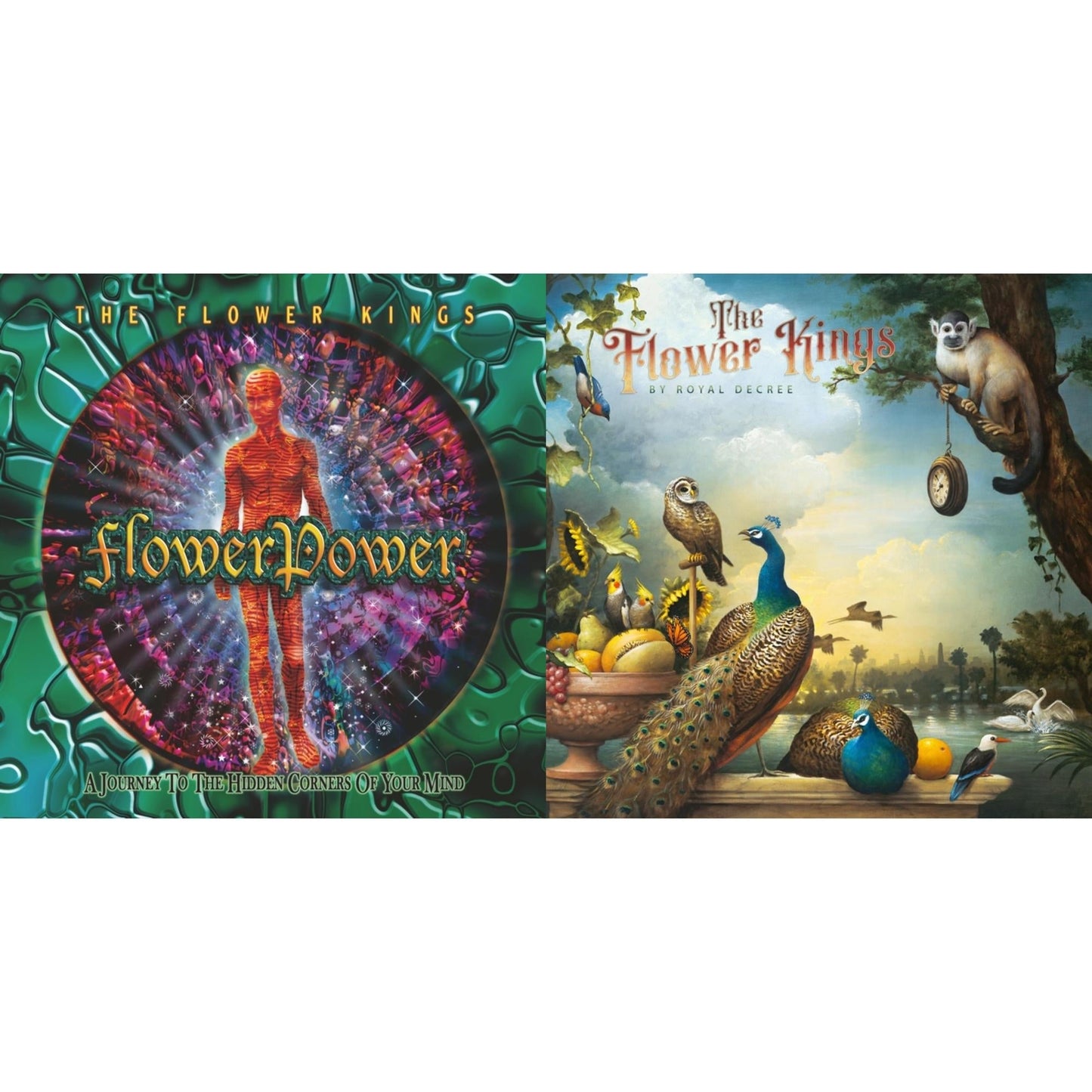 Flower Kings - By Royal Decree (3LP/2CD) & Flower Power (2022 Remaster/3LP/2CD)