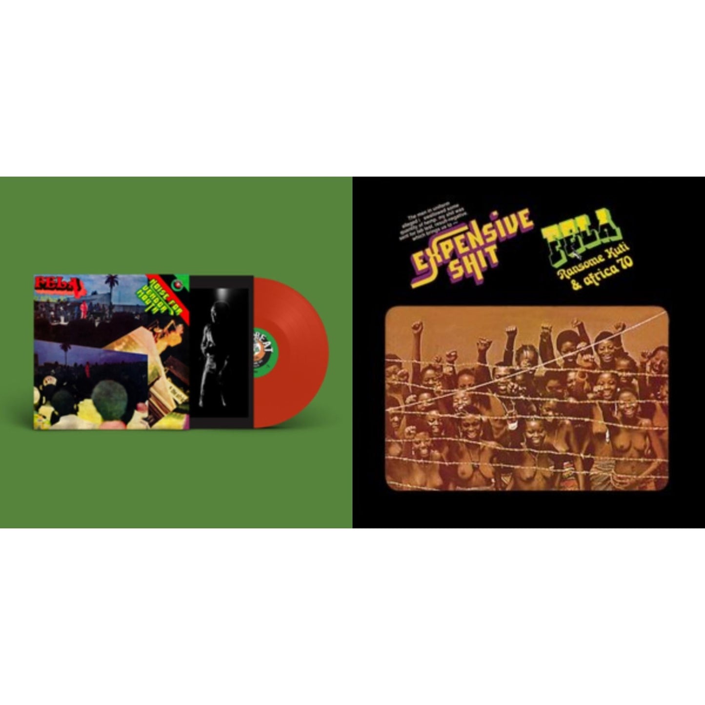 Fela Kuti - Expensive Shit & Noise For Vendor Mouth (Opaque Red LP Vinyl)