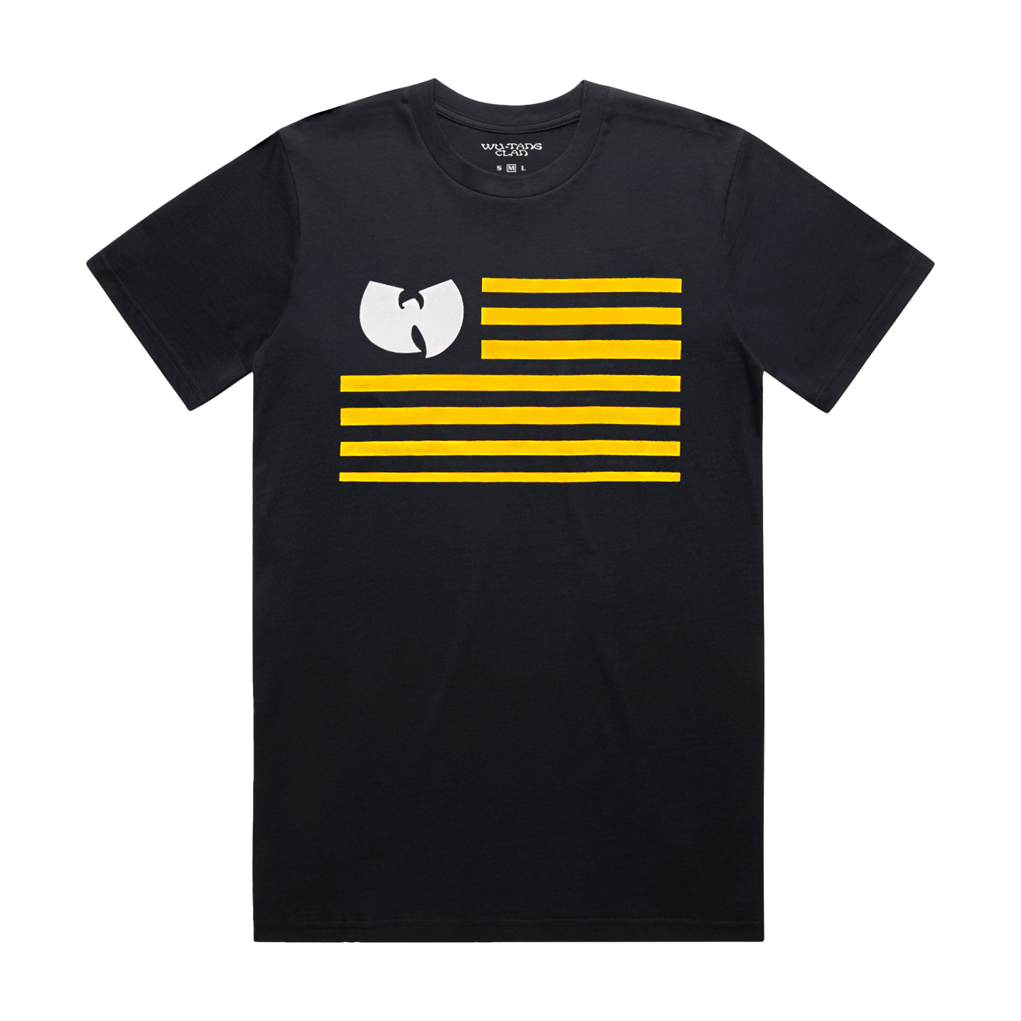 Wu-Tang Clan Officially Licensed Wu Flag Mens T Shirt Black