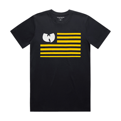 Wu-Tang Clan Officially Licensed Wu Flag Mens T Shirt Black