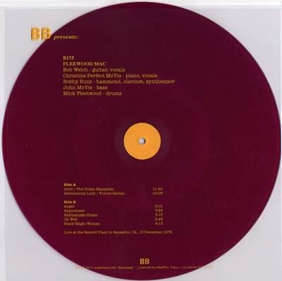 Live At The Record Plant In Sausalito - 15 December 1974 (KSAN-FM) Vinyl Record