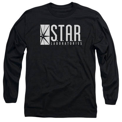 The Flash S.T.A.R. Mens Long Sleeve Shirt Black Officially Licensed