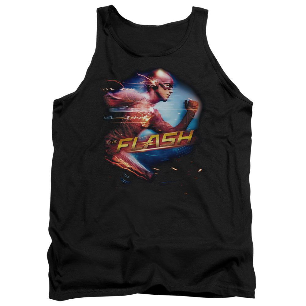 The Flash Fastest Man Mens Tank Top Shirt Black