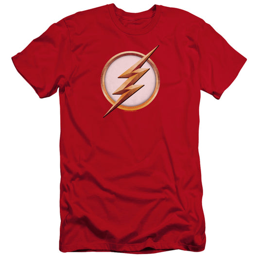 Flash Season 4 Logo Hbo Premium Bella Canvas Slim Fit Mens T Shirt Red