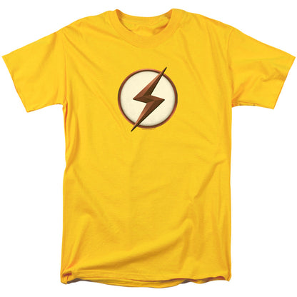 Flash Kid Flash Logo Mens T Shirt Yellow