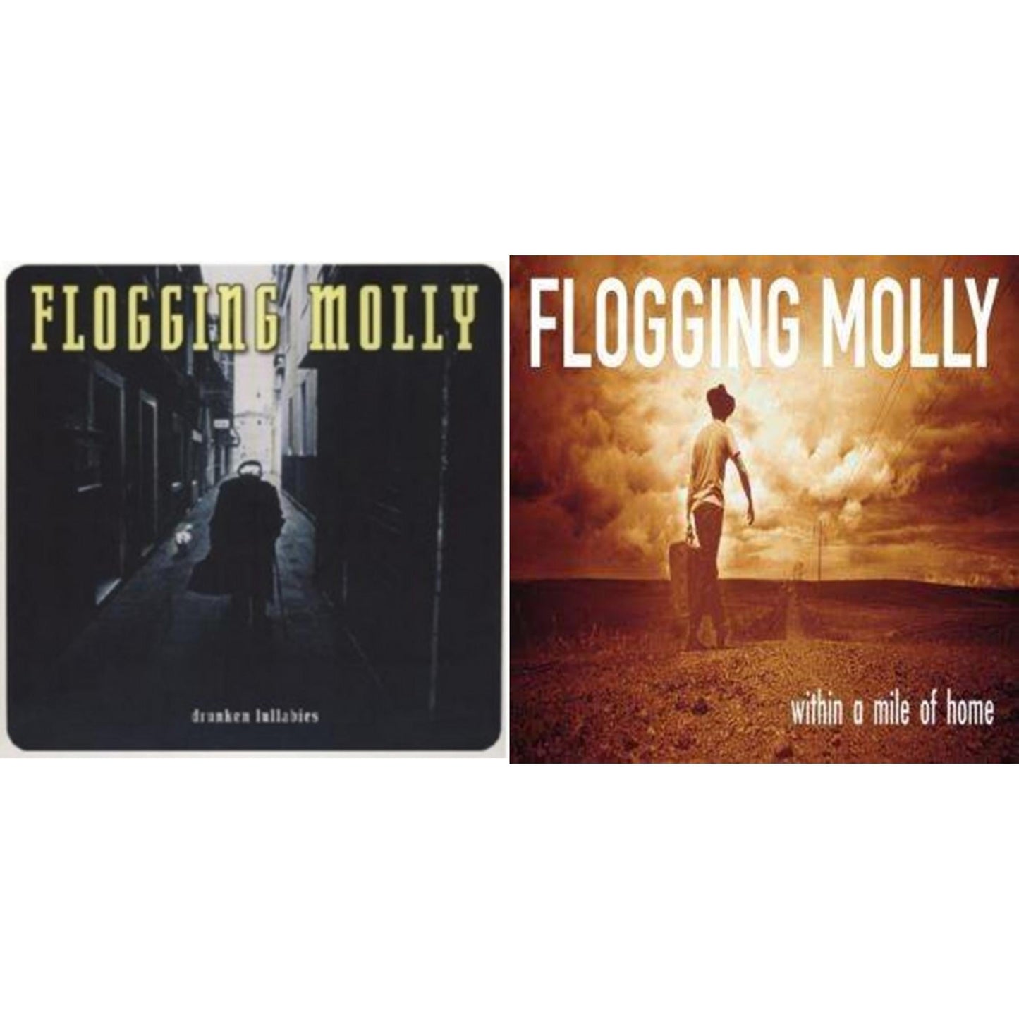 Flogging Molly - Drunken Lullabies & Within A Mile Of Home - LP Vinyl Bundle