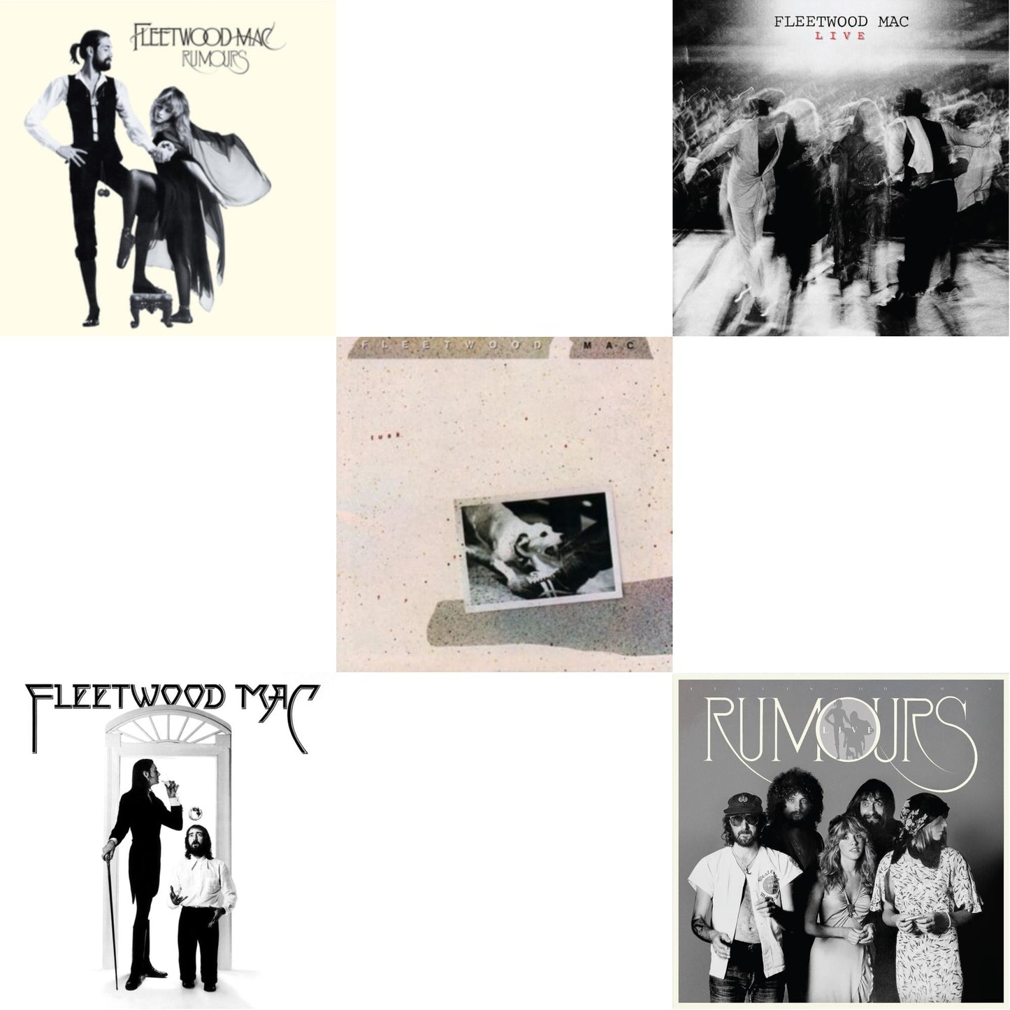 Fleetwood Mac - Rumours & Fleetwood Mac & Tusk (2LP) & Fleetwood Mac Live (Super Deluxe Edition/2LP/3CD/7Inch) & Rumours Live (2LP)