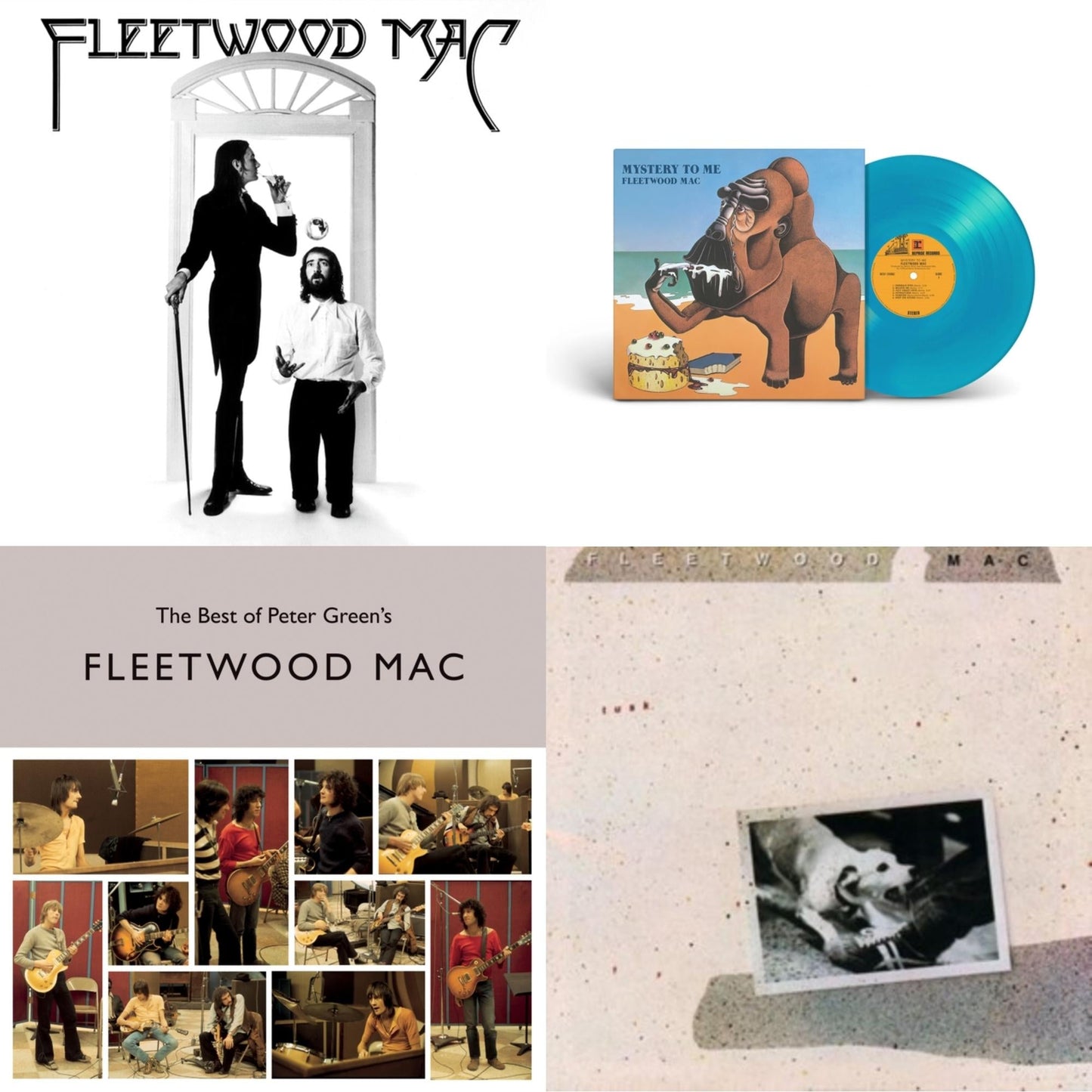 Fleetwood Mac - Best Of Peter Green's Fleetwood Mac (2LP/140G) & Mystery To Me (Ocean-Blue LP Vinyl) (Rocktober) & Fleetwood Mac & Tusk (2LP)